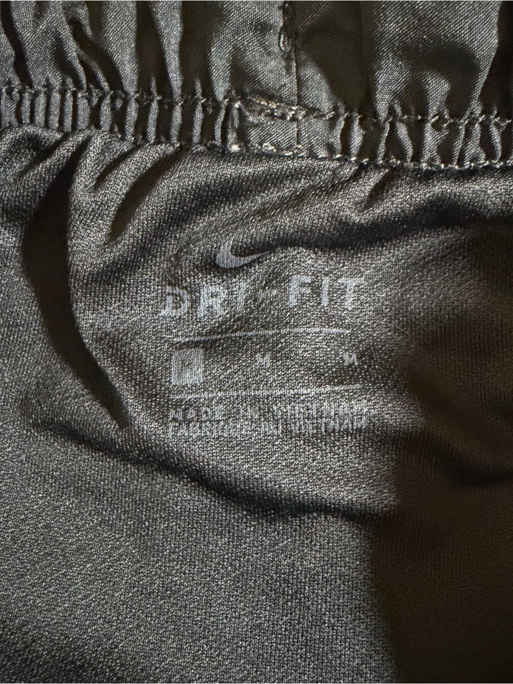 Nike Dri-FIT Tempo Running Shorts Black Medium Athletic Workout Lined Gym - Picture 4 of 4